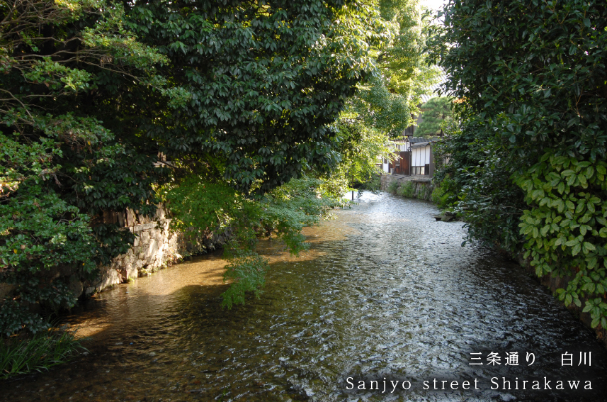 三条通り　白川