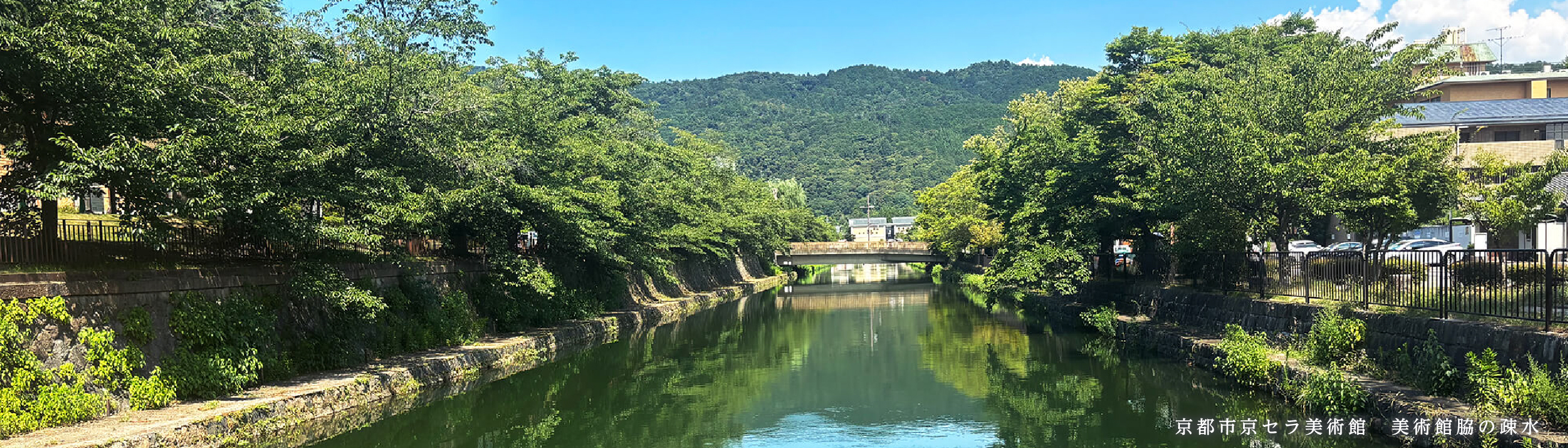 京都市京セラ美術館　美術館脇の疎水
